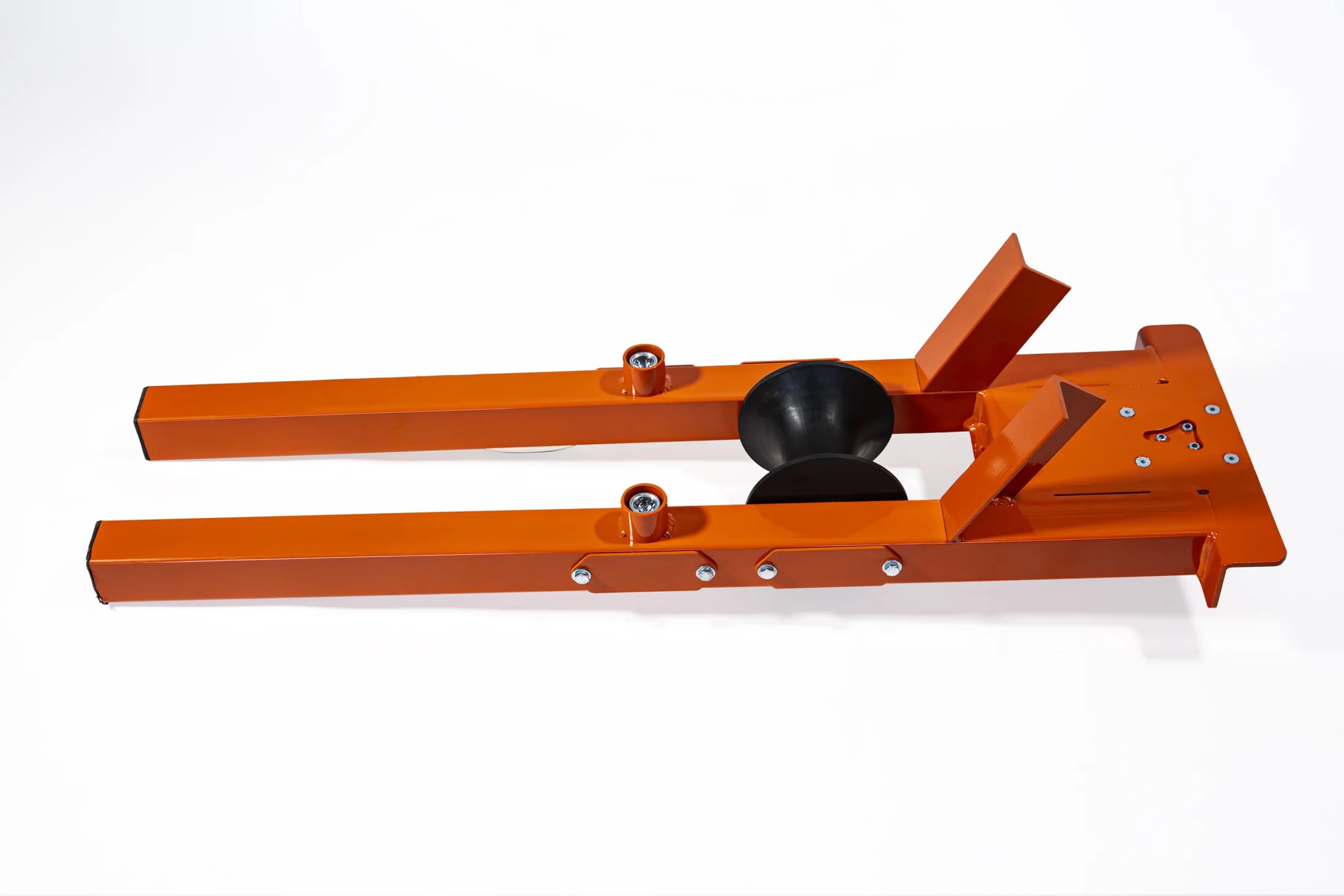 TorchRail on white, showing its roller and rails.