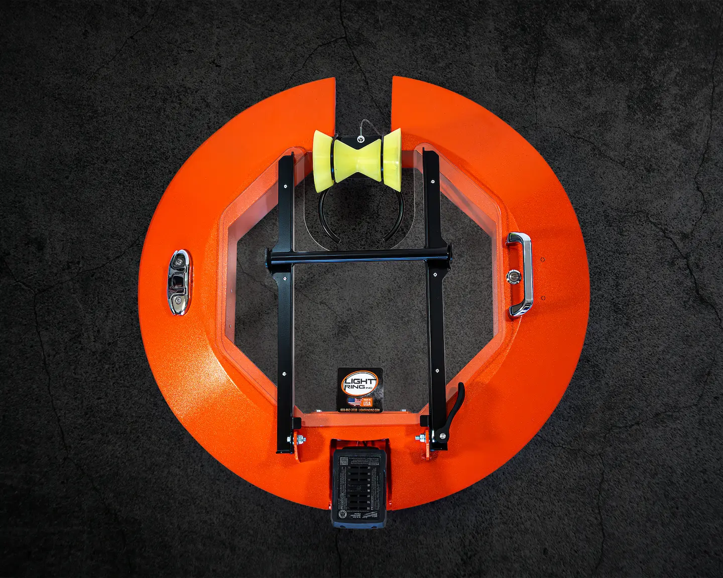 LED Manhole Light with Integrated Manhole Roller Guide | Light