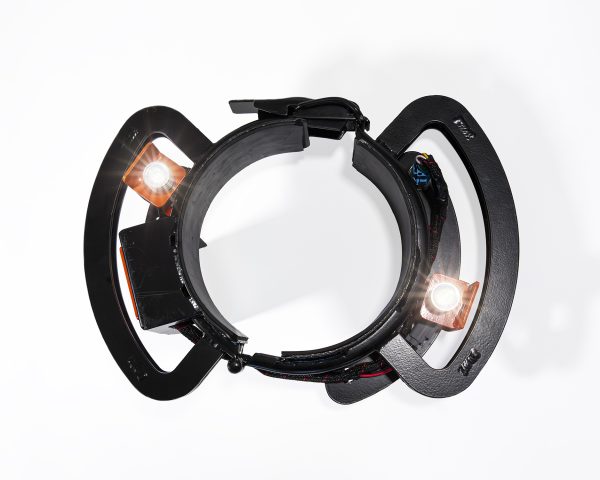 Torch – 8" Vac Tube Clamp with Integrated LED Lighting - Image 2