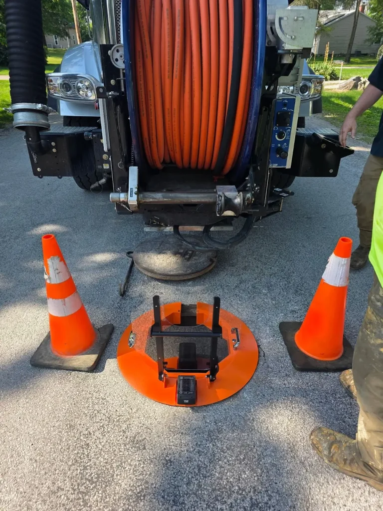 Light Ring providing advanced manhole safety protection during field operations.